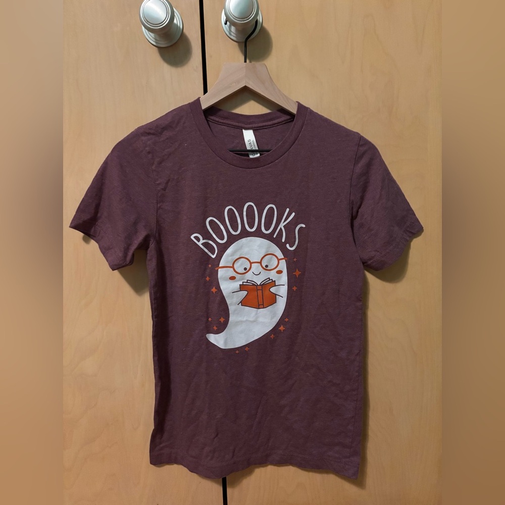 Maroon Ghost Graphic T-Shirt